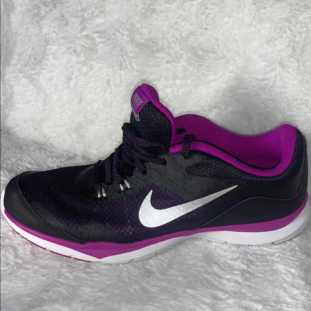 Nike training Flex TR5Black and Purple Athletic Shoes Lightweight and Breathable - Picture 8 of 10